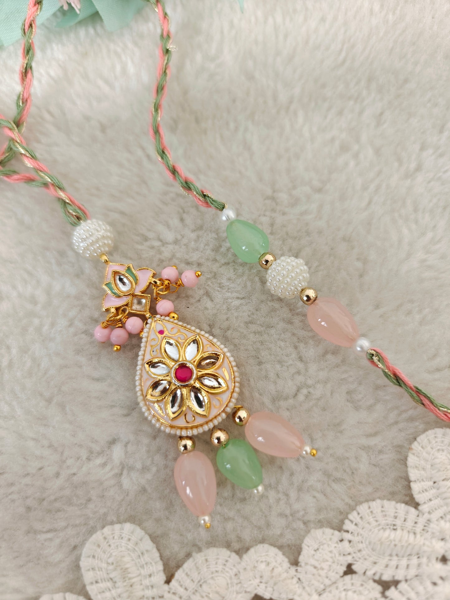 Regal Drop Rakhi Lumba Set