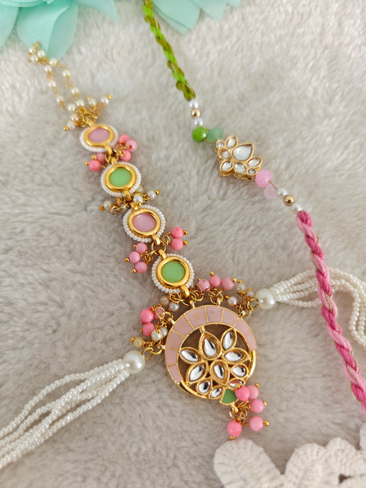 Pastel Royale Hathphool Bracelet Rakhi Set