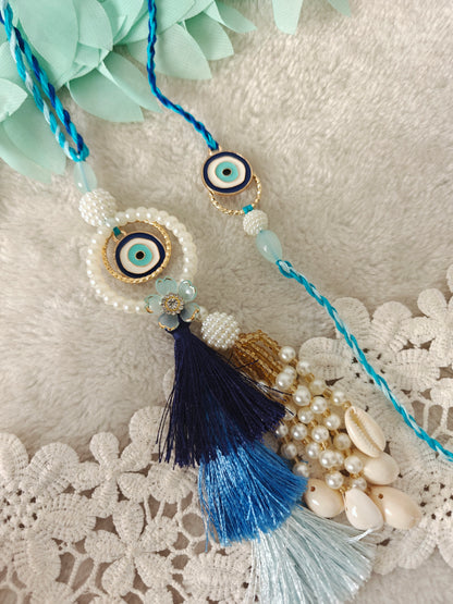 Nazariya Tide Rakhi Lumba Set