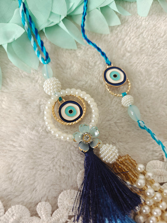 Nazariya Tide Rakhi Lumba Set
