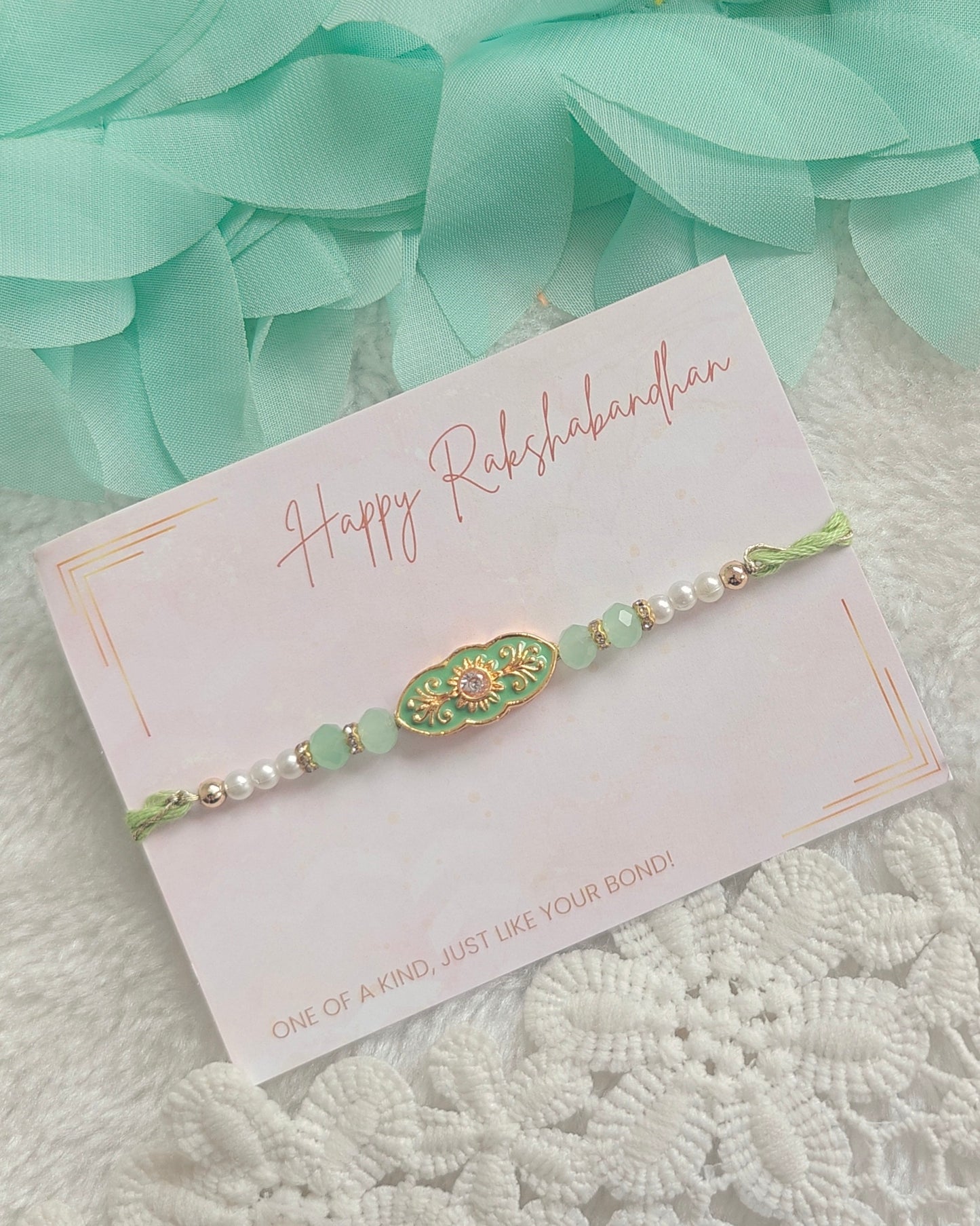 Ornate Pearl Rakhi