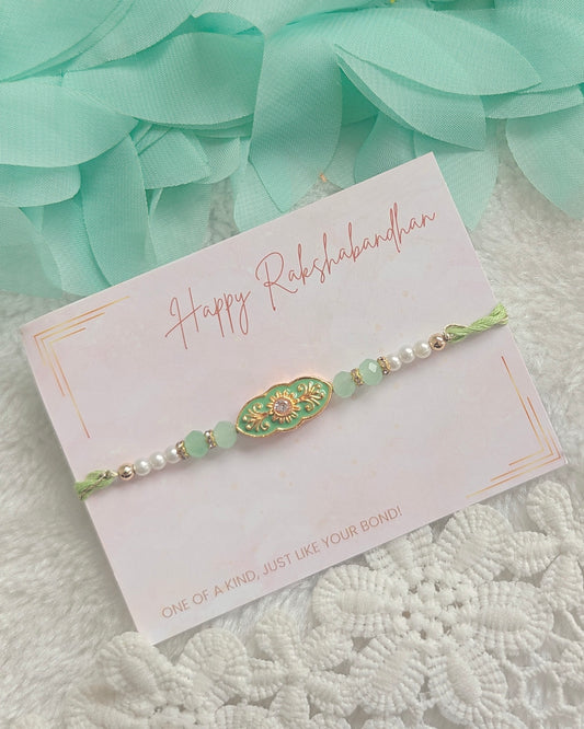 Ornate Pearl Rakhi
