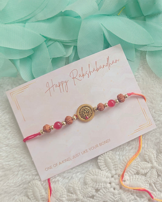Divine Trishul Rudraksha Rakhi