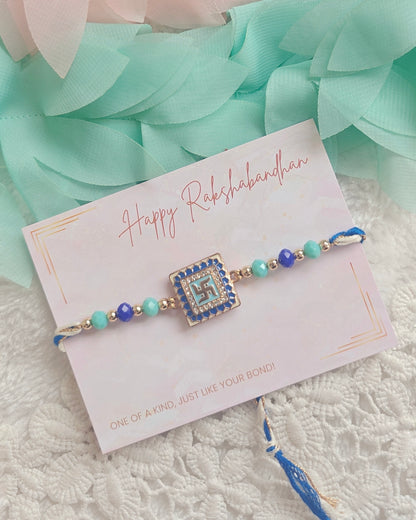 Swastik Kundan Rakhi
