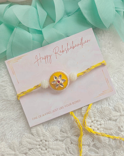 Kundan Floral Rakhi
