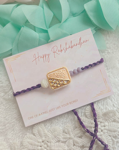 Diamond Kundan Rakhi