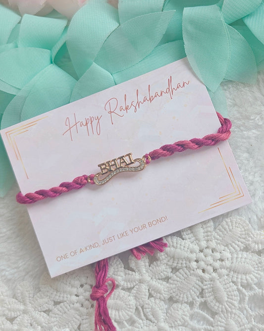 Elegant Bhai Script Rakhi