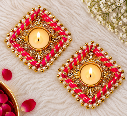 Gulnaar Tealight Holders – Set of 2