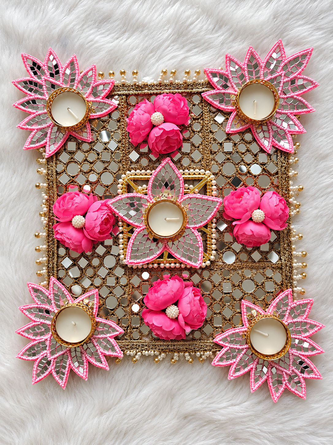 Miraya Floral Rangoli Mat