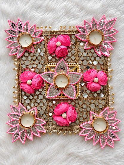Miraya Floral Rangoli Mat
