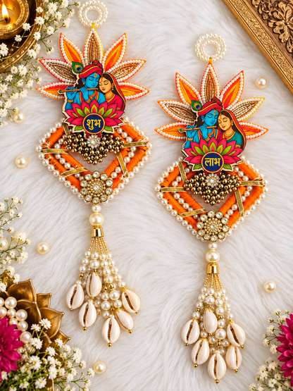 Radha Krishna Shubh Labh Pair