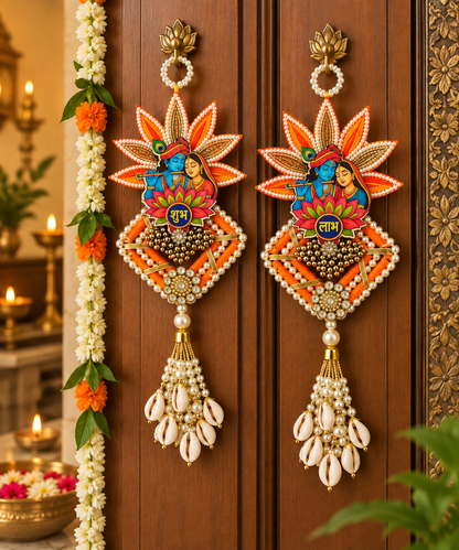 Radha Krishna Shubh Labh Pair