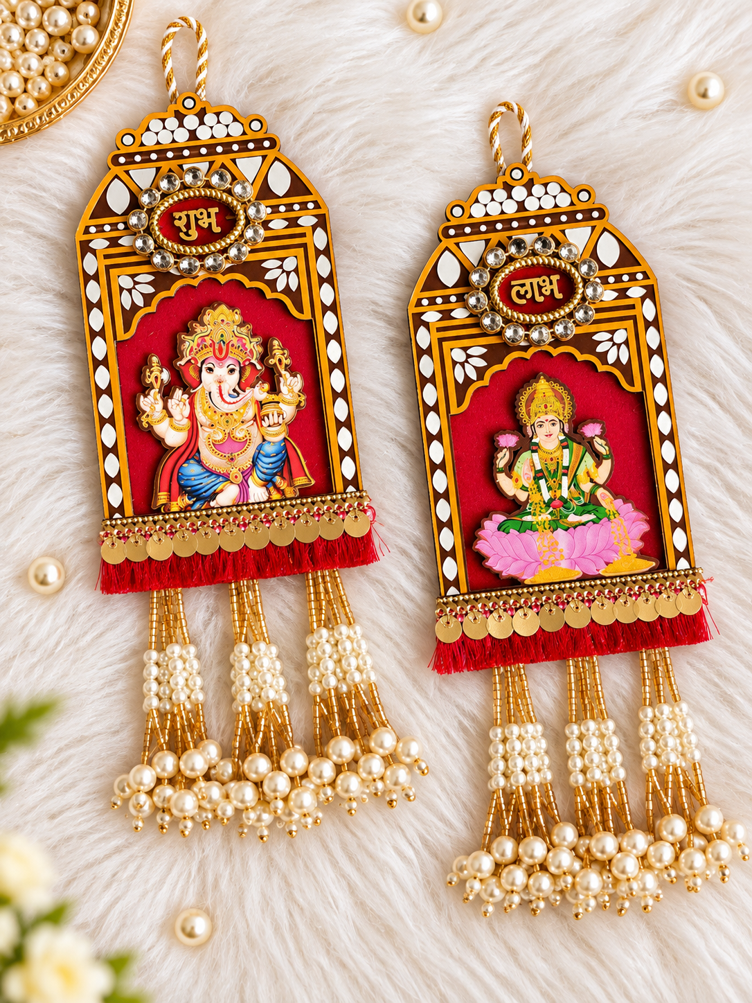 Shree Lakshmi Ganesh Shubh Labh Pair