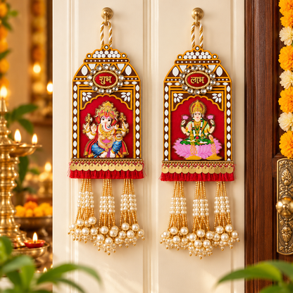Shree Lakshmi Ganesh Shubh Labh Pair