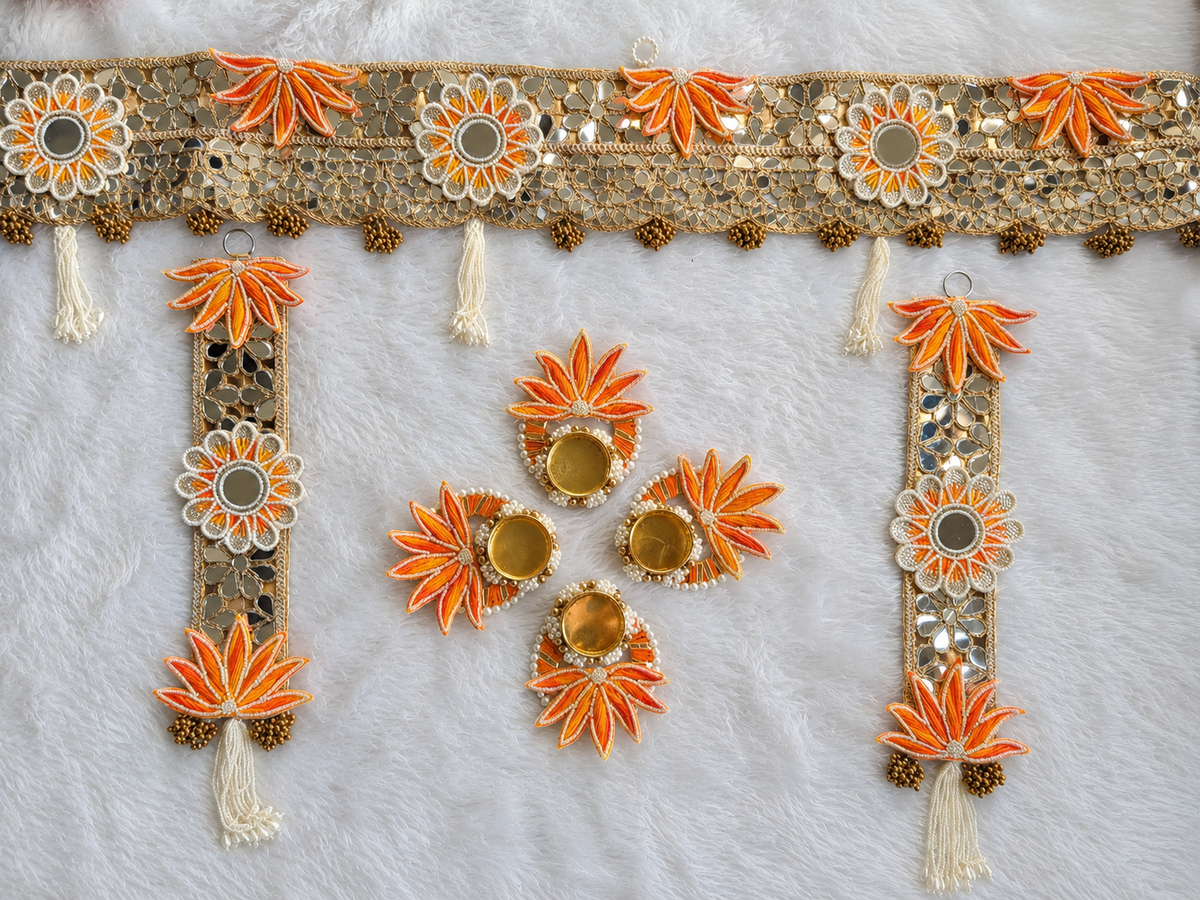Mirror Blossom Toran