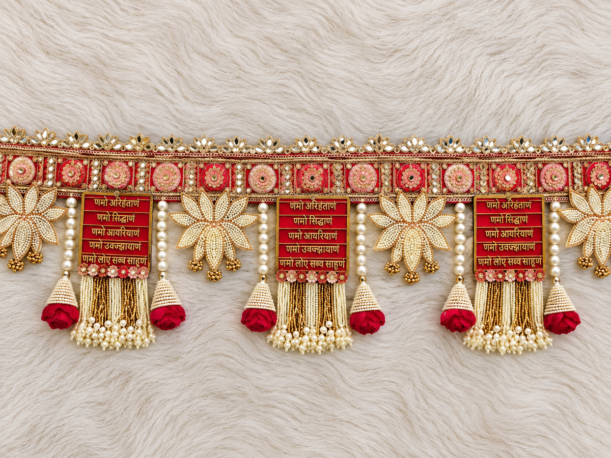 Navkar Mantra Lotus Toran