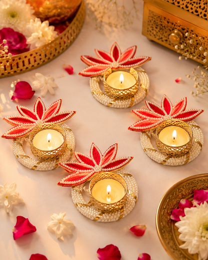 Bloom Tealight Holder - Set of 2