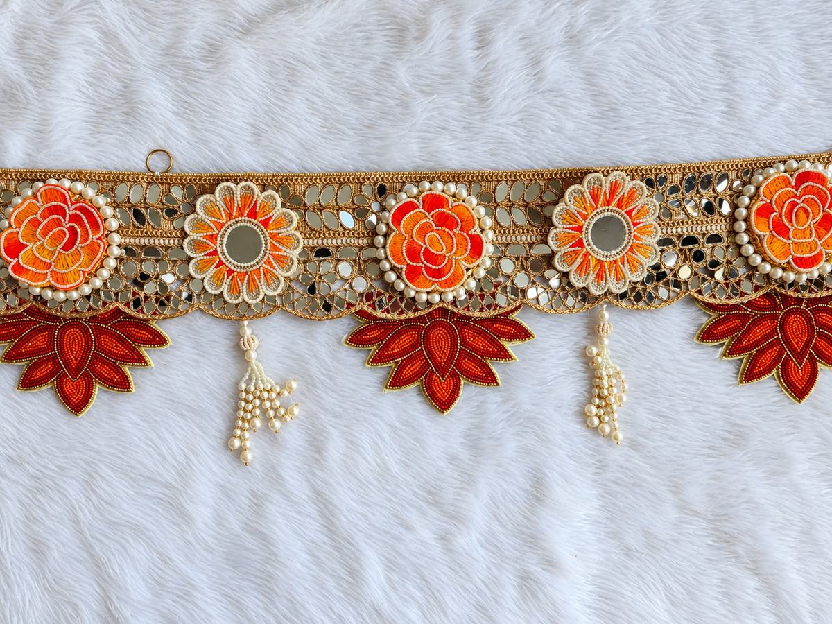 Shimmery Lotus Toran
