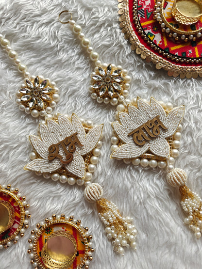 Pearlite Lotus Shubh Labh Pair