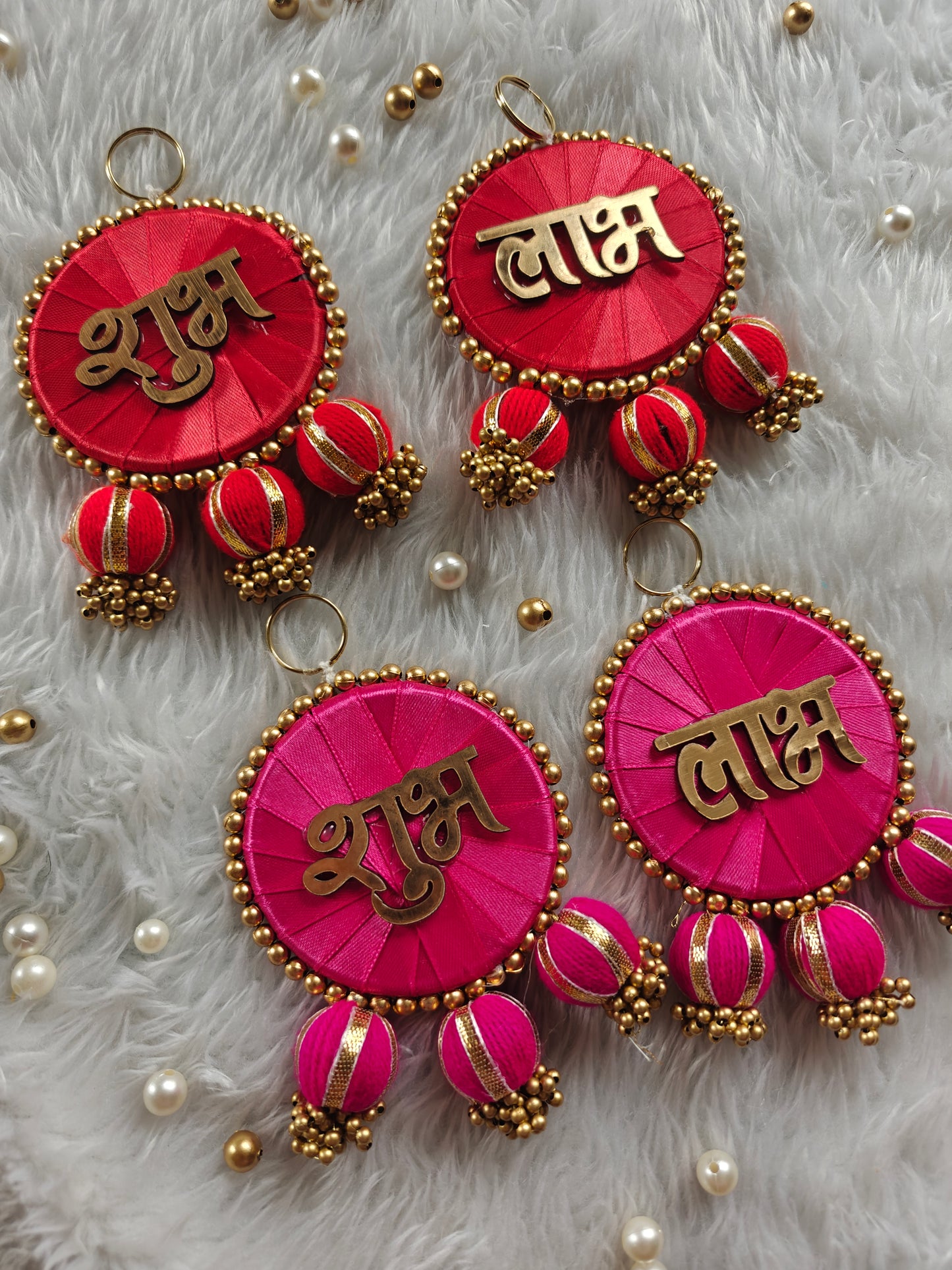 Traditional Shubh Labh Pair