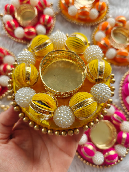 Festive Gota Tealight Holder - Set of 2