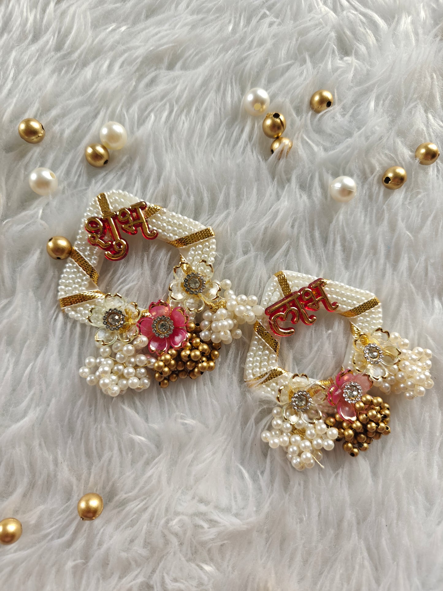Mini Pearl Shubh Labh Pair