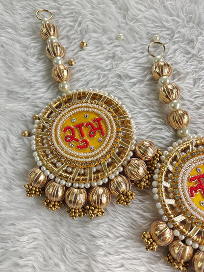 Traditional Shubh Labh Pair