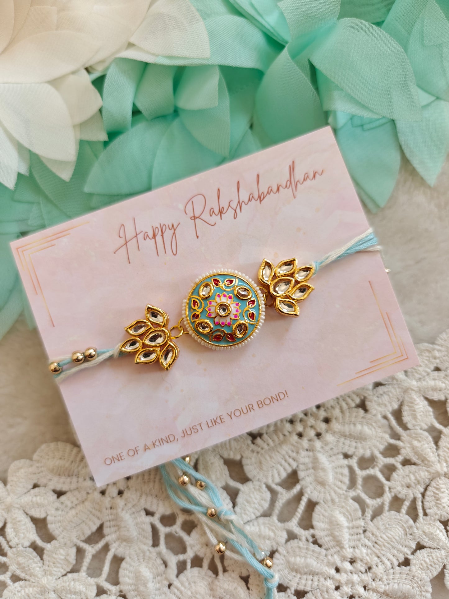 Royal Mandala Kundan Rakhi