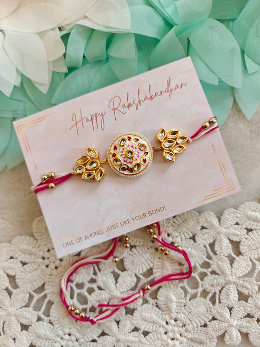 Royal Mandala Kundan Rakhi