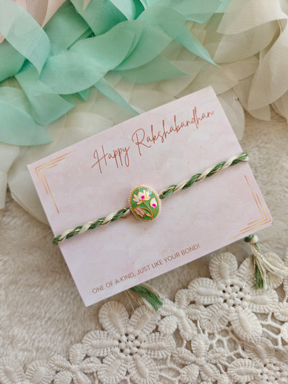 Pichwai Bloom Rakhi