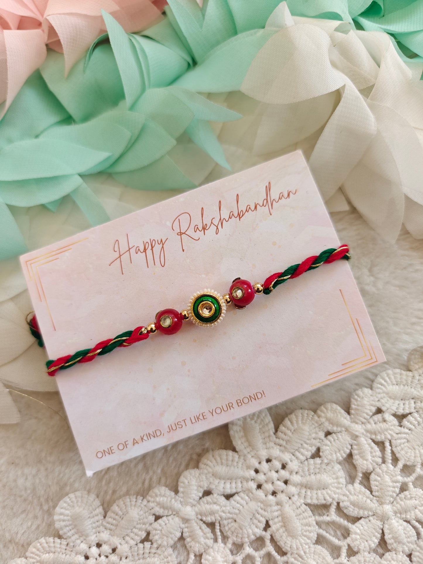 Mithu Tota Rakhi Lumba Set