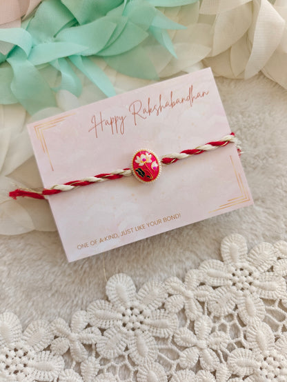 Pichwai Bloom Rakhi