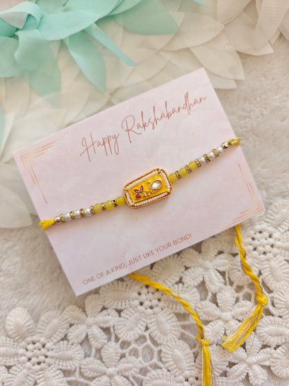 Royal Motif Pearl Rakhi
