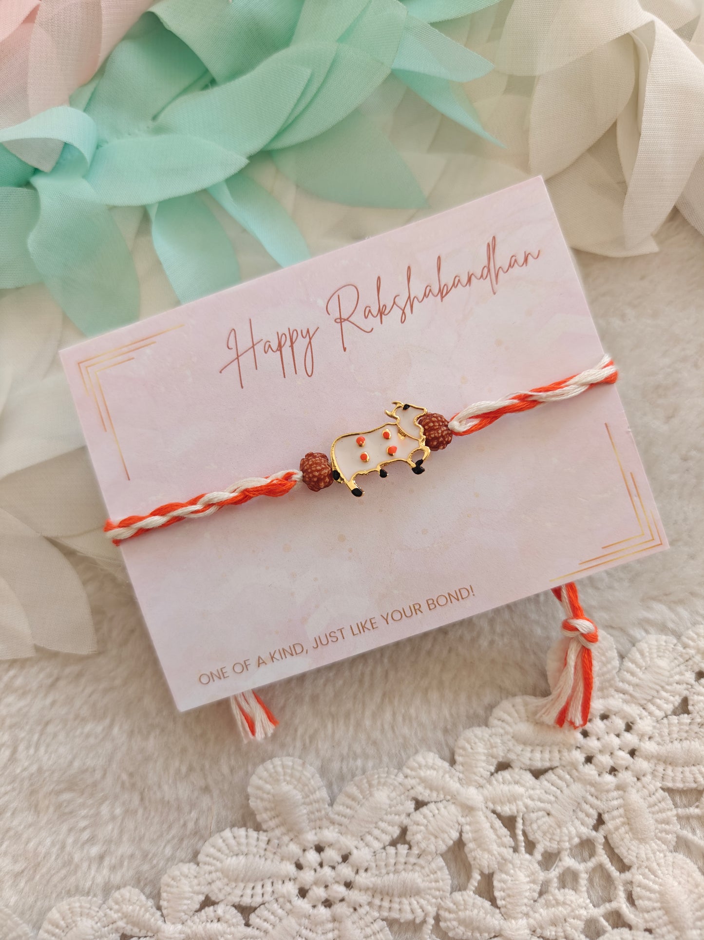 Pichwai Cow Rakhi