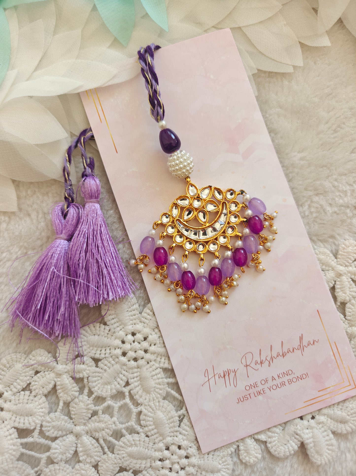 Royal Crescent Rakhi Lumba Set