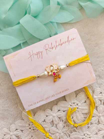Royal Swan Rakhi Lumba Set