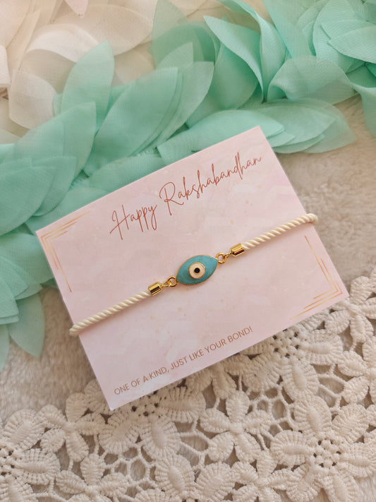 Evil Eye Cord Bracelet Rakhi