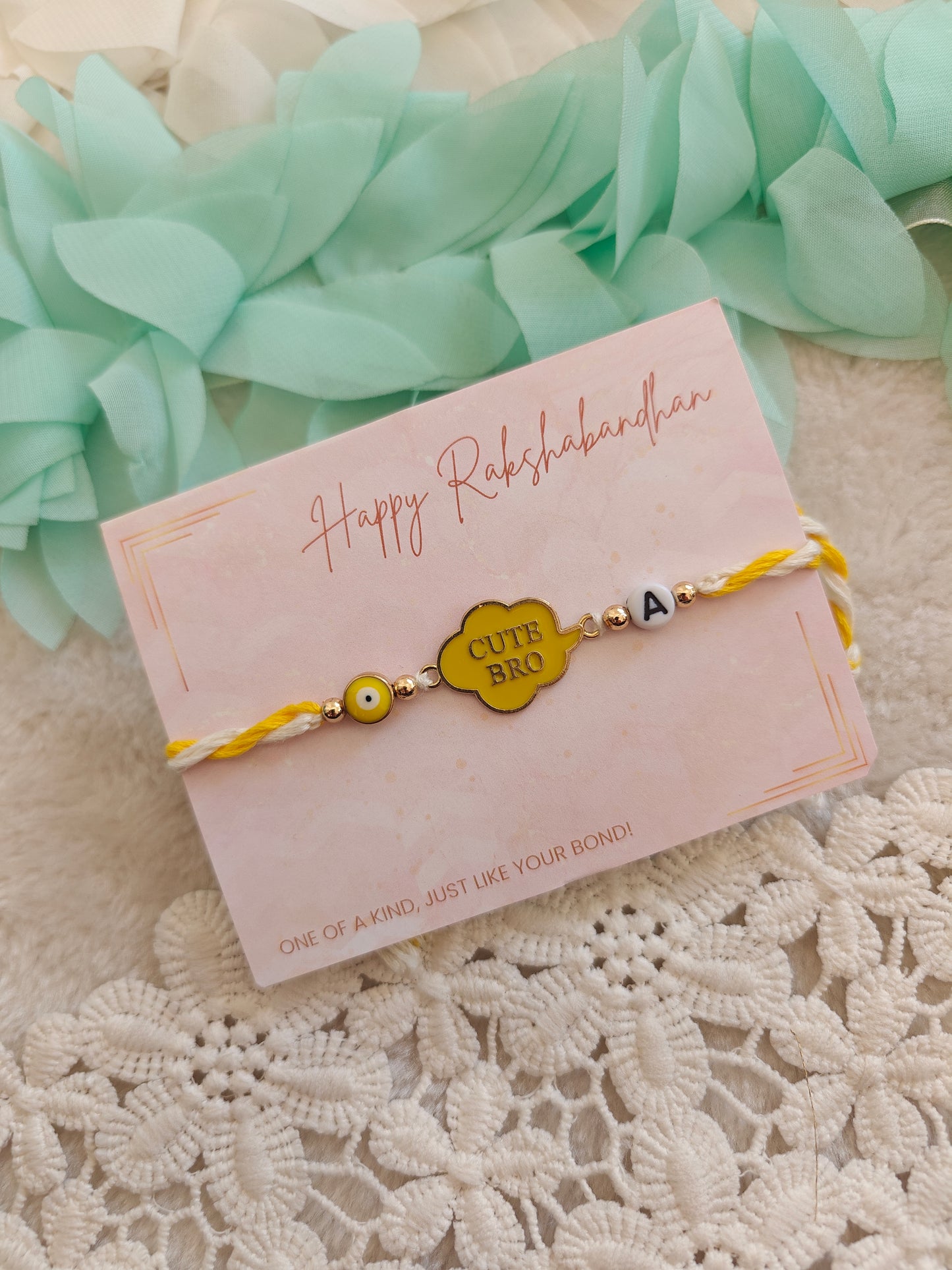 Cute Bro Initial Rakhi