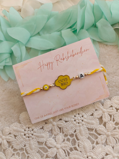 Cute Bro Initial Rakhi