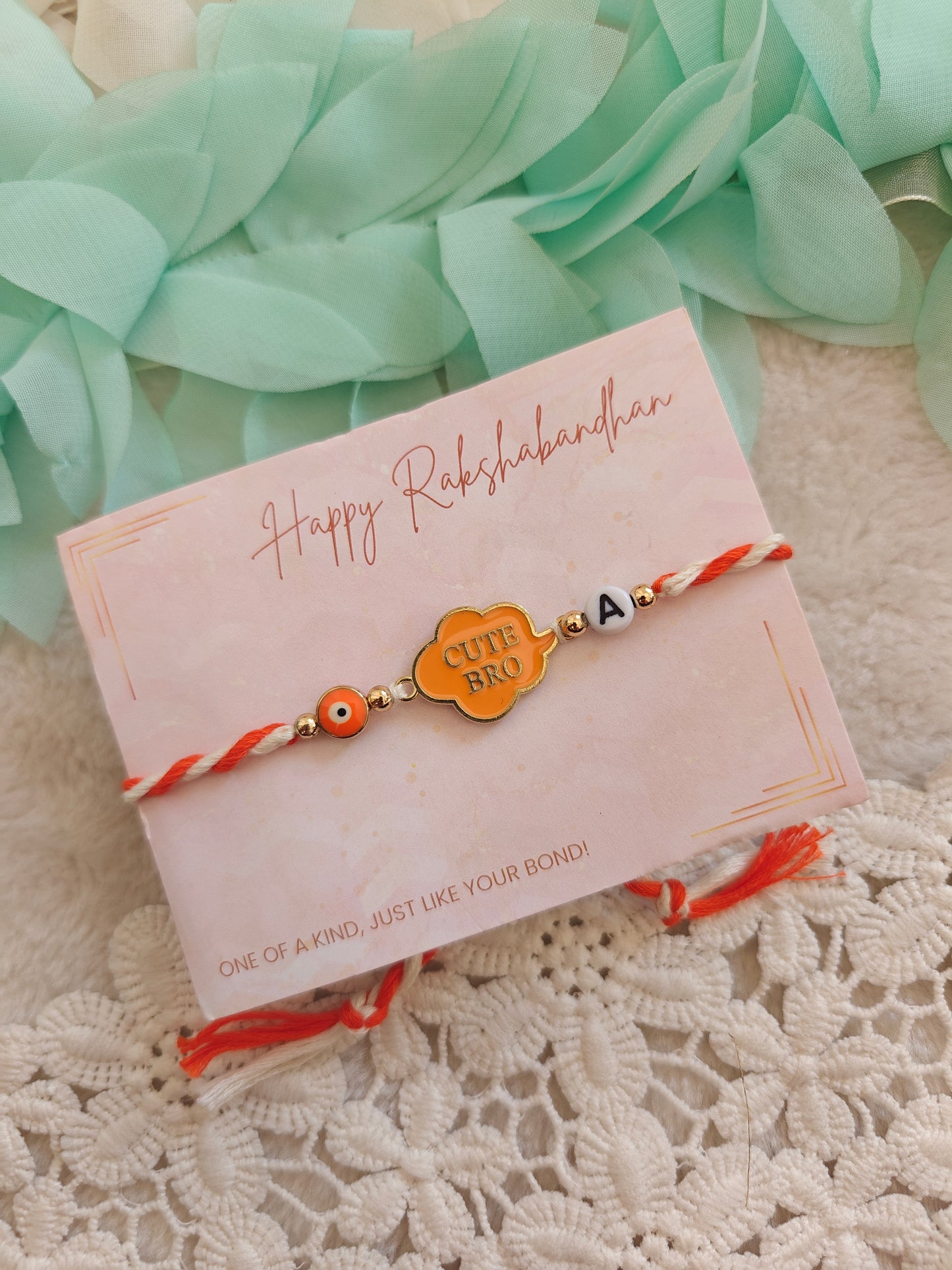 Cute Bro Initial Rakhi