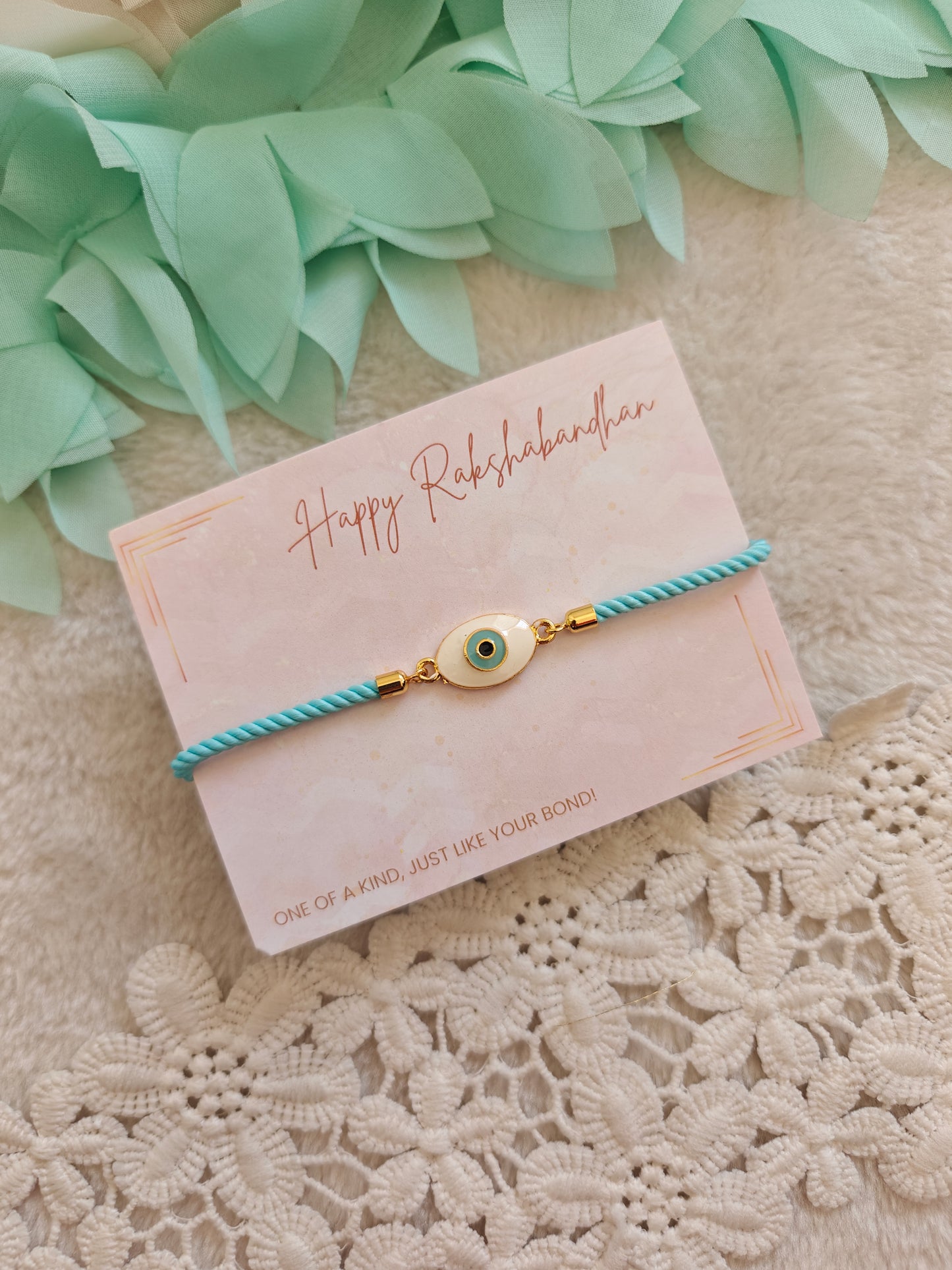 Evil Eye Cord Bracelet Rakhi