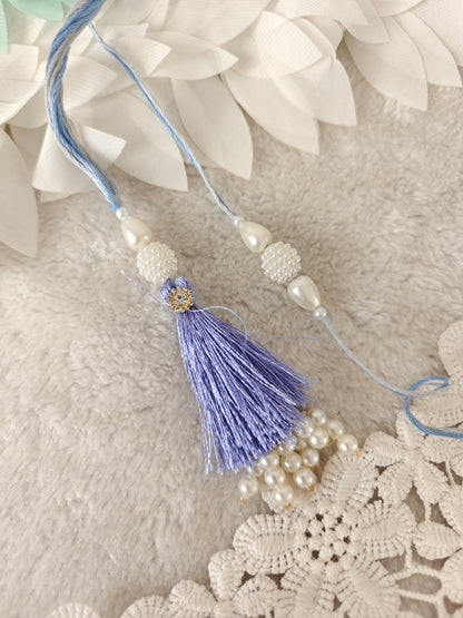 Pastel Tassel Grace Rakhi Lumba Set