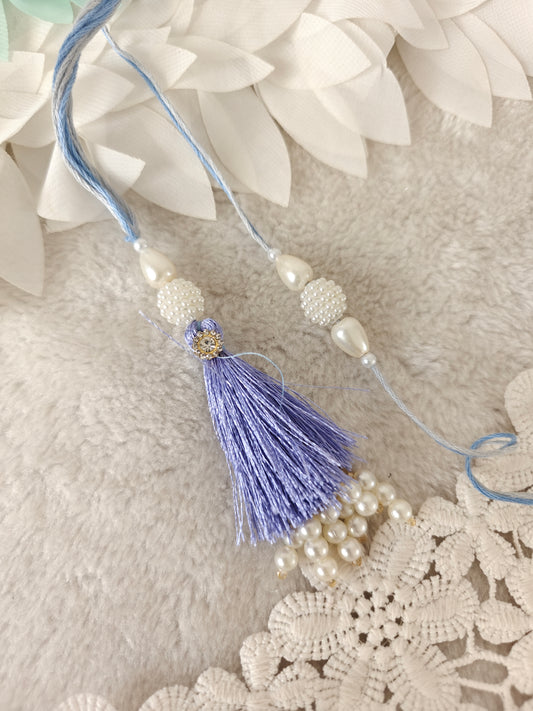 Pastel Tassel Grace Rakhi Lumba Set