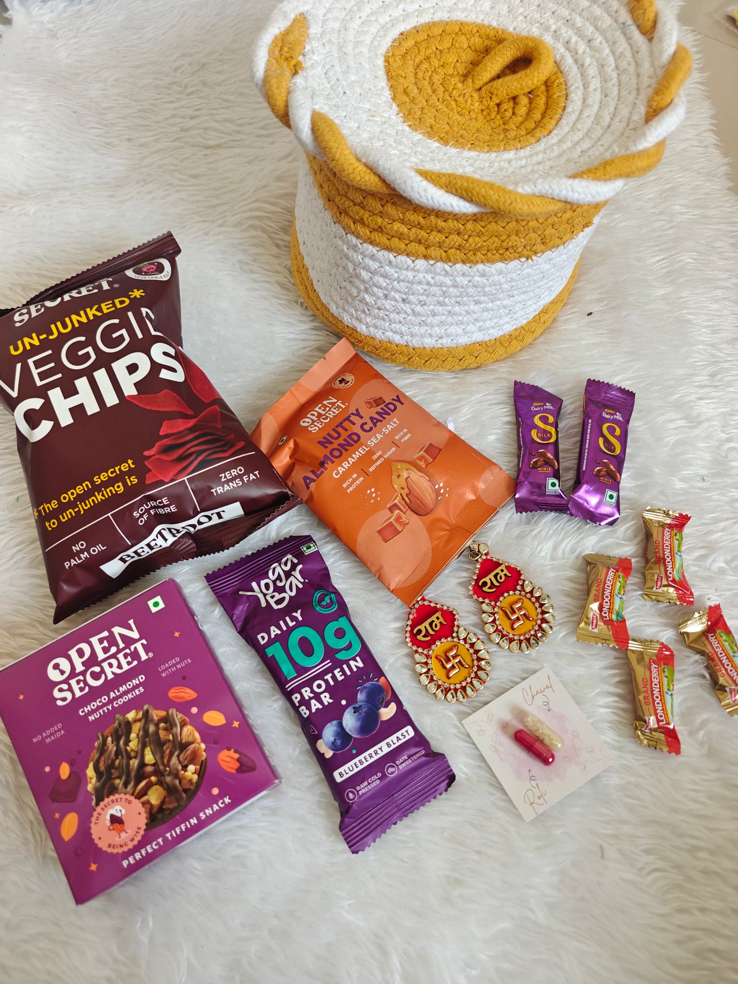 Spiral Basket Rakhi Hamper