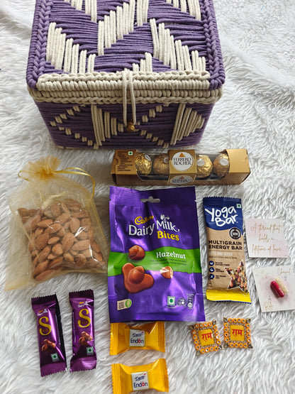 Pastel Box Rakhi Hamper
