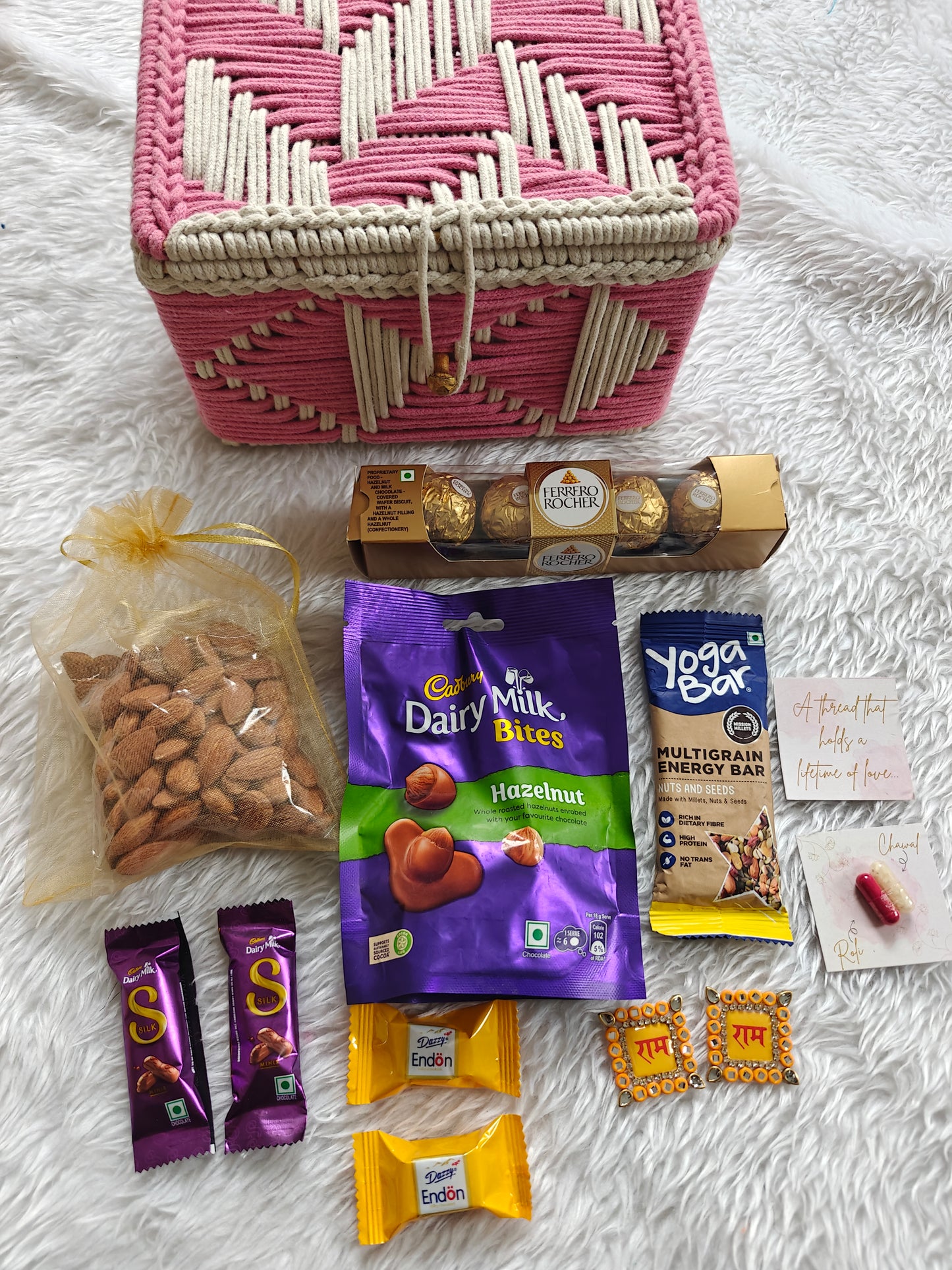 Pastel Box Rakhi Hamper