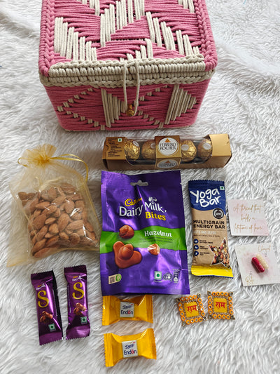 Pastel Box Rakhi Hamper
