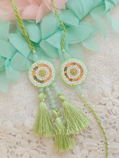Dream Catcher Tassel Rakhi Lumba Set