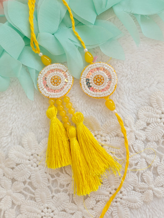 Dream Catcher Tassel Rakhi Lumba Set