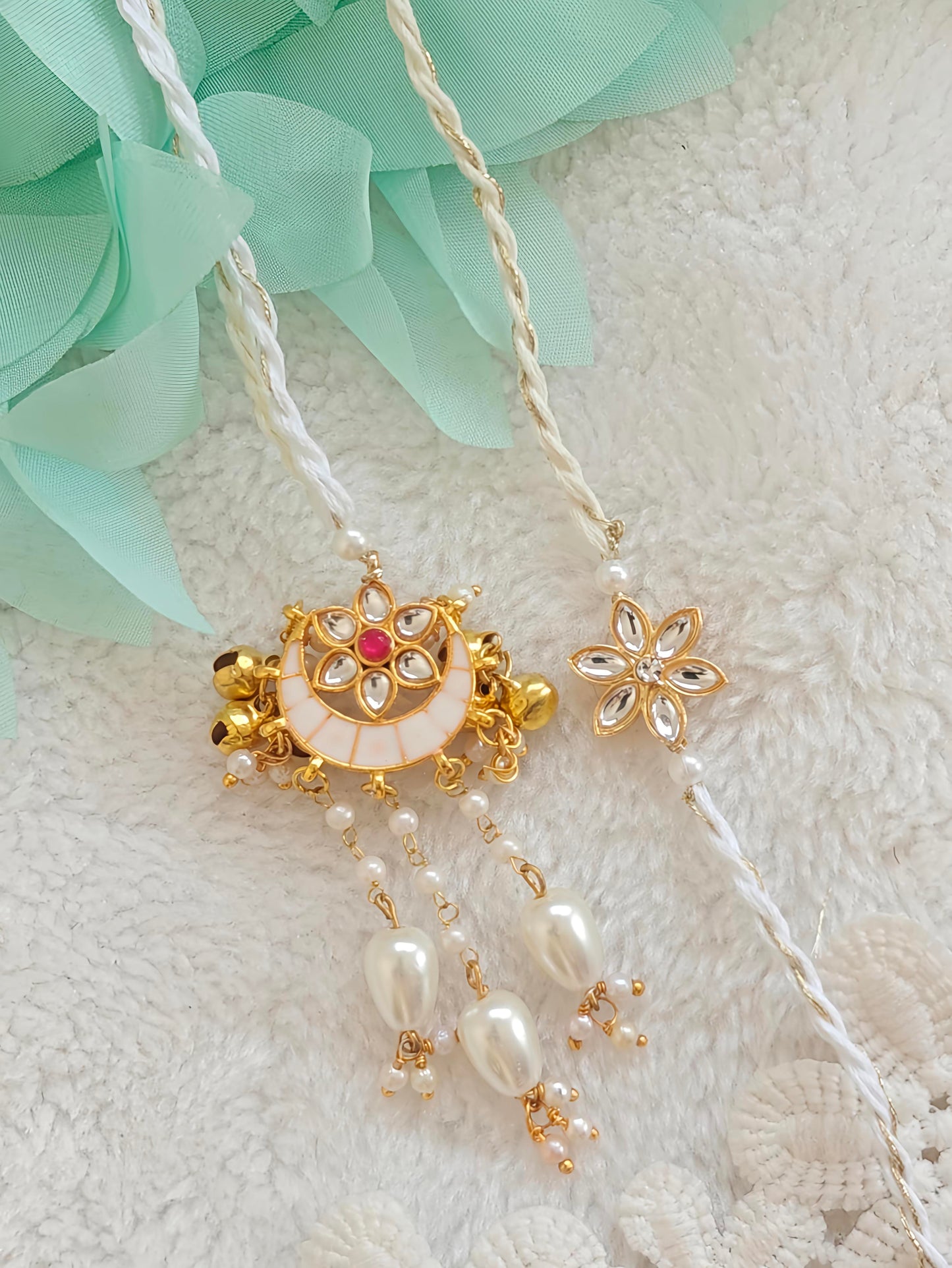 Panna Grace Rakhi Lumba Set